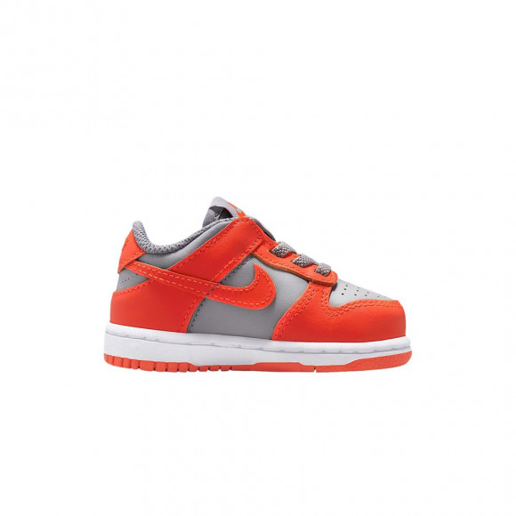 Nike Dunk Low TD 'Cement Grey Team Orange' | Infant Size 9 - FB9107-011