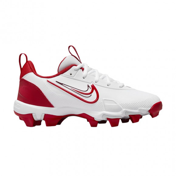 Nike Force Trout 9 Keystone GS 'White/Pure Platinum/Team Red/University Red' | Kid's Size 5 - FB9731-104