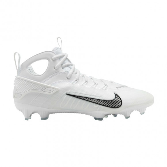 Nike Huarache 9 Elite Mid LAX 'White Black' Sample | Men's Size 7 - FD0088-101-VL