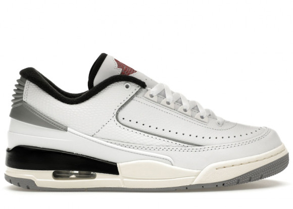 Men Jordan 2/3 White/Fire Red-Cement Grey-Sail Sneakers 8.5 White/Fire Red-Cement Grey-Sail - FD0383-148
