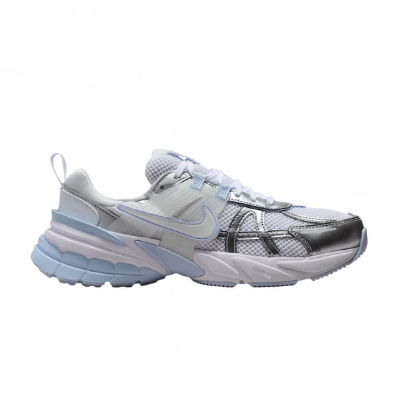 Nike Wmns V2K Run 'White Metallic Silver Hydrogen Blue' | Women's Size 8 - FD0736-119