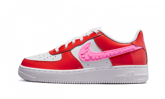 Nike Air Force 1 LV8 Older Kids' Shoes - Red - FD1031-600