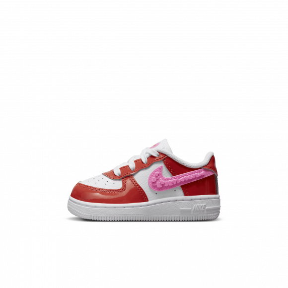 Nike Force 1 LV8 Baby/Toddler Shoes - Red - FD1033-600