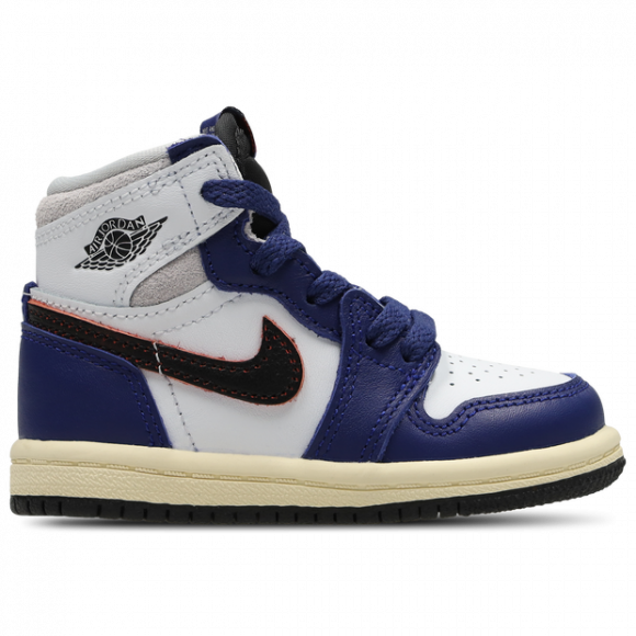 Jordan Aj1 Retro Hi Og Unisex Shoes - White - Size: 4.5 - Leather - Foot Locker - FD1413-100