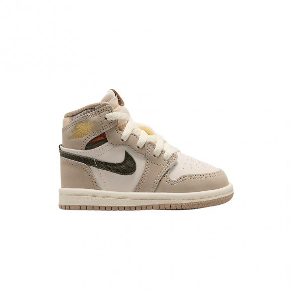 Air Jordan 1 Retro High Og () TD 'Khaki' | White | Infant Size 10 - FD2598-201
