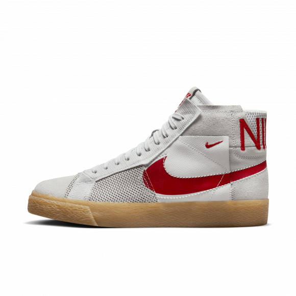 Sapatilhas de skateboard Nike SB Zoom Blazer Mid Premium - Branco - FD5113-100