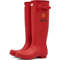 Kenzo Women's X Hunter Wellington Cut Boots in Red - FD62BT901R91-21