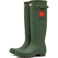 Kenzo Women's X Hunter Wellington Boots in Dark Khaki - FD62BT901R91-51