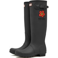 Kenzo Women's X Hunter Wellington Boots in Black - FD62BT901R91-99