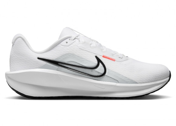 Nike Downshifter 13 White Pure Platinum Bright Crimson Black - FD6454-107