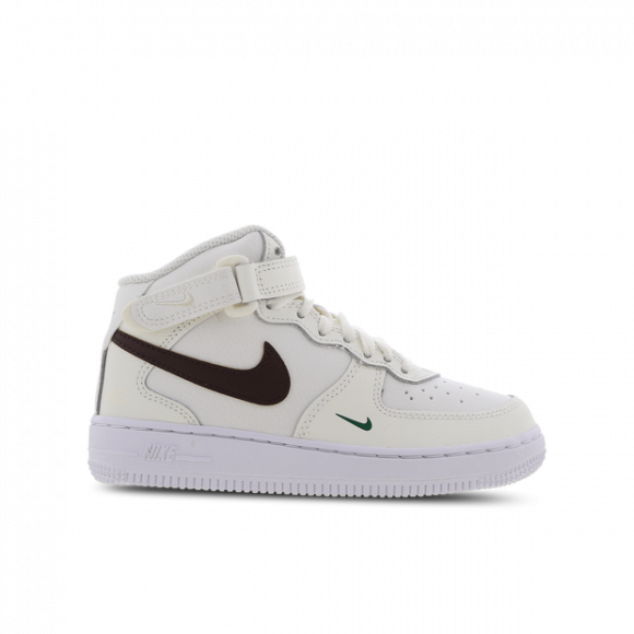 Nike Force 1 Mid SE 40th Younger Kids' Shoes - White - FJ2895-100