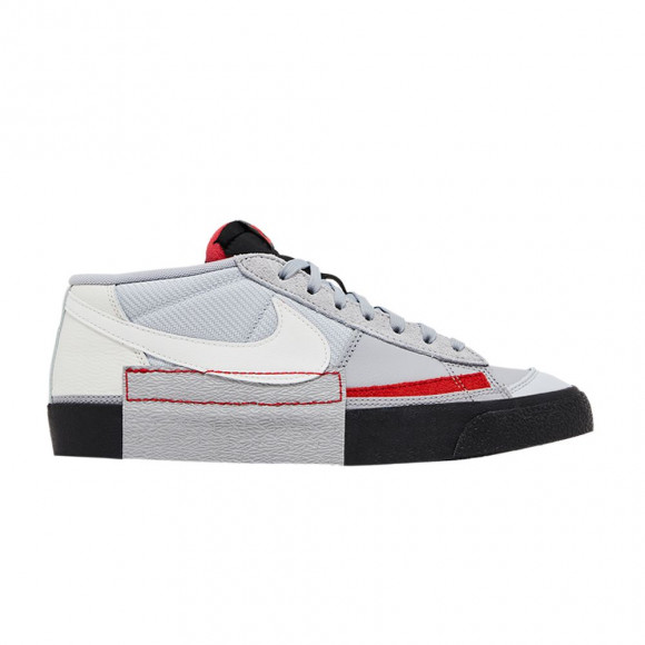 Nike Blazer Low Pro Club 'Wolf Grey University Red' | Men's Size 12 - FJ3694-002