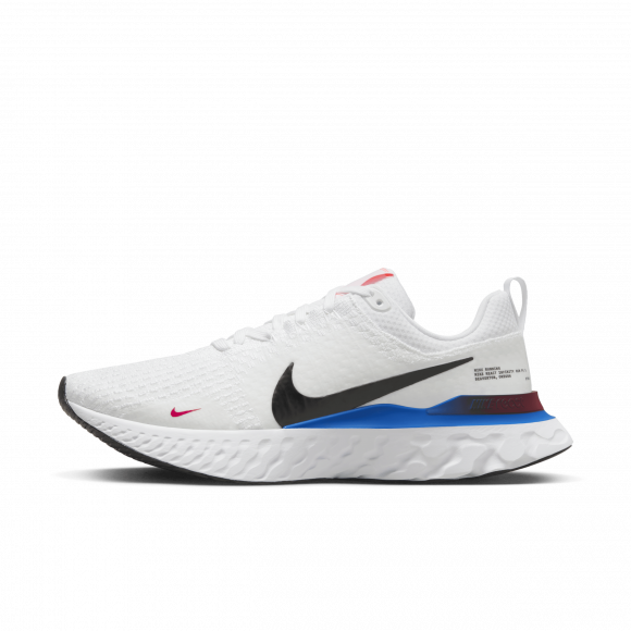 Nike React Infinity Run Flyknit 3 Men's Road Running Shoes - White - FJ3994-100
