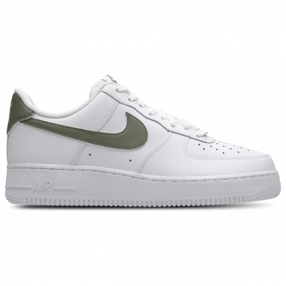 Men Nike Air Force 1 '07 WHITE/LIGHT ARMY Sneakers 8 WHITE/LIGHT ARMY - FJ4146-116