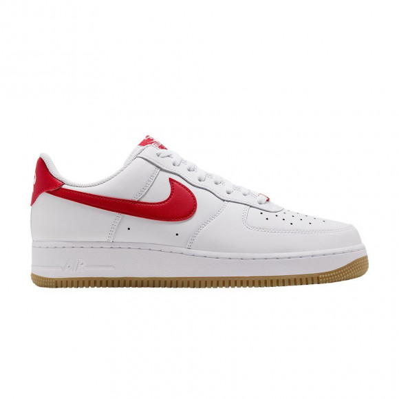 Nike Air Force 1 '07 'White Gum Light Brown Challenge Red' | Men's Size 15 - FJ4146-136