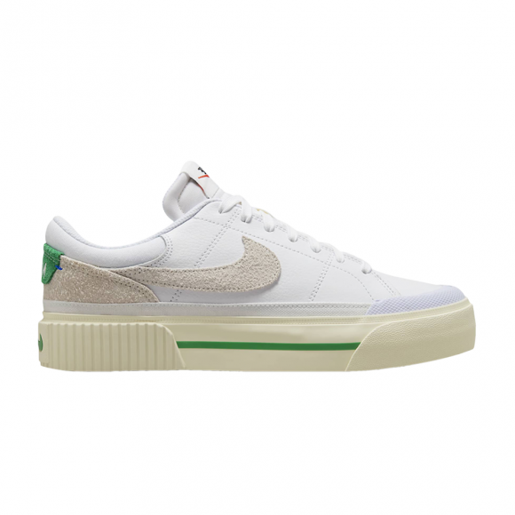 Wmns Court Legacy Lift 'White Stadium Green' - FJ5483-100