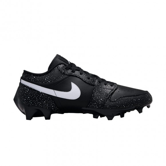 Air Jordan 1 Low TD Cleat 'Splatter' | Black | Men's Size 12 - FJ6245-005
