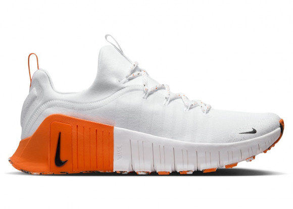 Nike Free Metcon 6 White Safety Orange Black - FJ7127-106