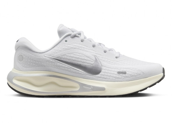 Nike Journey Run White Platinum Tint Coconut Milk Metallic Silver (Women's) - FJ7765-104