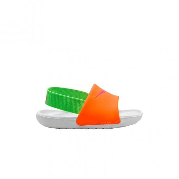 Nike Kawa Slides TD 'Total Orange' | Black | Infant Size 9 - FJ8811-803