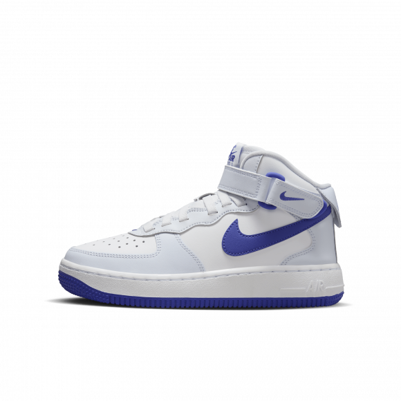 Nike Air Force 1 Mid EasyOn-sko til større børn - grå - FN1193-001