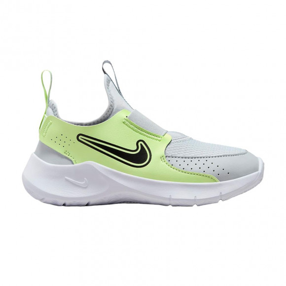 Nike Flex Runner 3 PS 'Pure Platinum/Barely Volt/Black' | White | Kid's Size 10 - FN1449-004