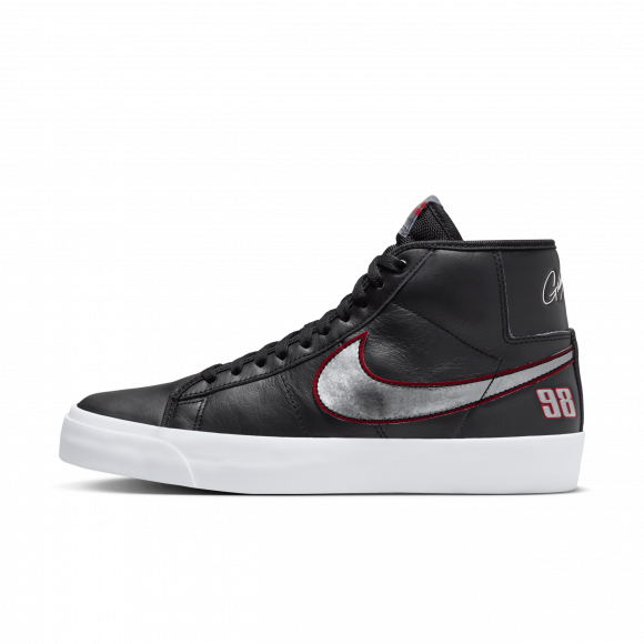 Nike Zoom Blazer Mid Pro GT Skate Shoes - Black - FN4182-001