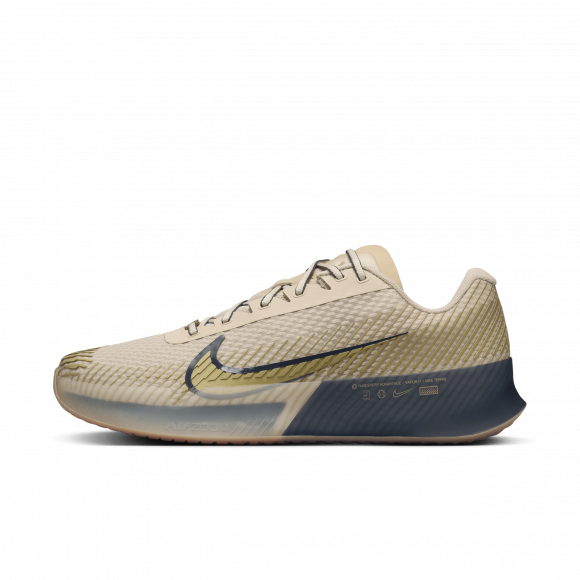 NikeCourt Vapor 11 Premium Men's Hard Court Tennis Shoes - Brown - FN4735-101