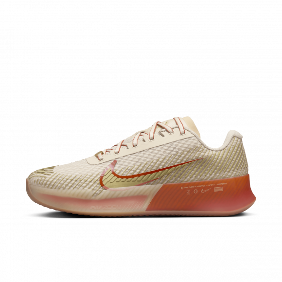 NikeCourt Air Zoom Vapor 11 Premium Women's Clay Court Tennis Shoes - Brown - FN4766-103