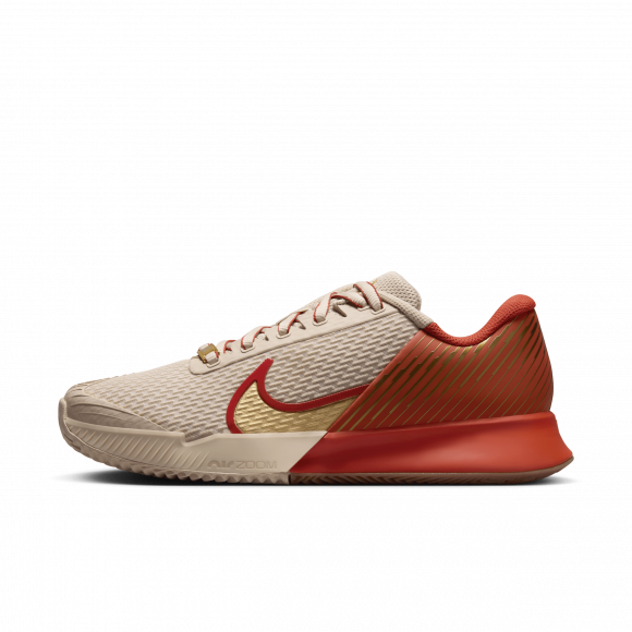 Sapatilhas de ténis para terra batida Nike Air Zoom Vapor Pro 2 Premium para mulher - Castanho - FN4774-103