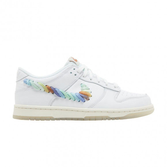 Dunk Low GS 'Rainbow Lace Swoosh' - FN4861-100
