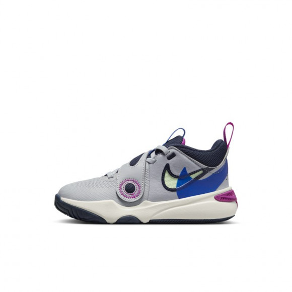 Calzado para niños de preescolar Nike Team Hustle D 11 SE - Gris - FN5006-001