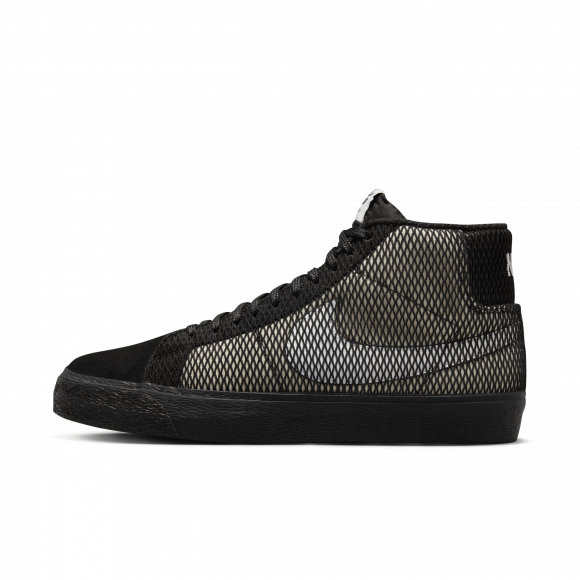 Buty do skateboardingu Nike SB Zoom Blazer Mid Premium - Biel - FN6038-100