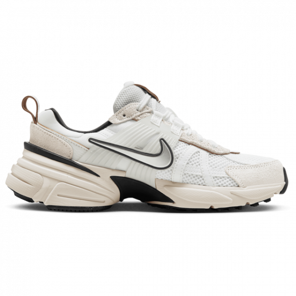 Nike Women's W V2K Run Sneaker in White/Chrome/Brown - FN6703-100