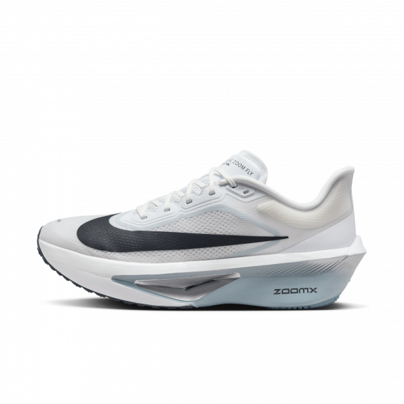 Nike Zoom Fly 6 White Pure Platinum Obsidian Mist Gridiron - FN8454-104