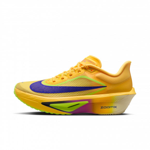 Nike Zoom Fly 6-konkurrenceløbesko til vej til kvinder - gul - FN8455-800