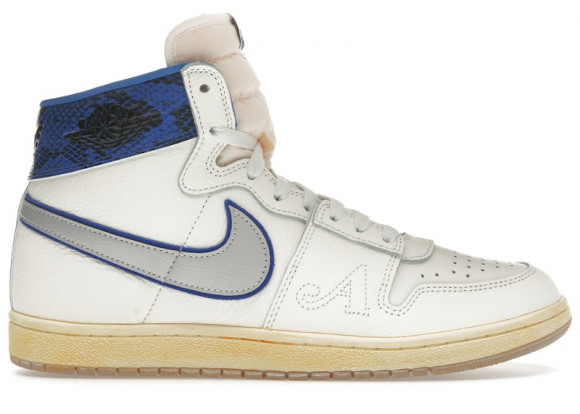 Air Jordan x Awake NY Air Ship PE SP Sneaker in Sail/Royal/Platinum - FN8675-104