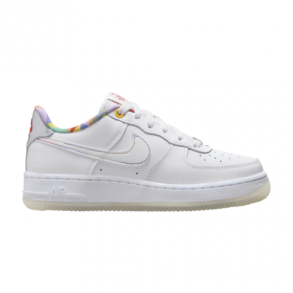 Air Force 1 Low GS 'White Multi-Color Pattern' - FN8912-111