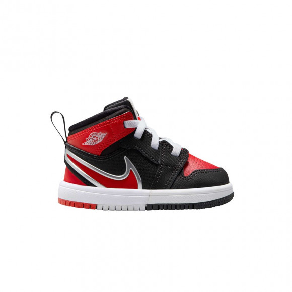 Air Jordan 1 Mid RM EasyOn TD 'Bred' | Infant Size 4 - FQ1283-006