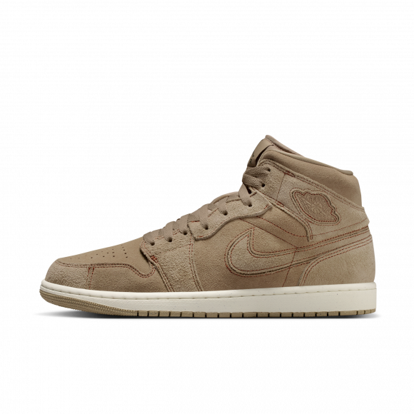 Nike Air Jordan 1 Mid SE Craft Men's Shoes - Brown - FQ3224-200