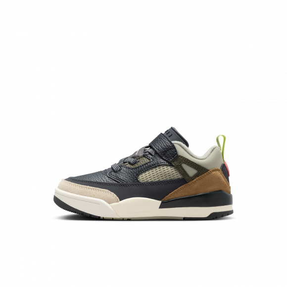 Air Jordan Spizike Low PS 'Anthracite Mango Cargo Khaki' | Black | Kid's Size 3 - FQ3951-007