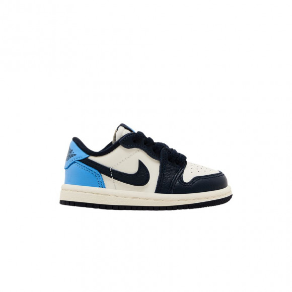 Air Jordan 1 Retro Low OG TD 'Obsidian UNC' | Blue | Infant Size 9 - FQ5435-400