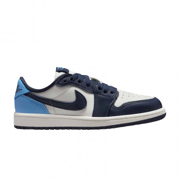 Air Jordan 1 Retro Low OG PS 'Obsidian UNC' | Blue | Kid's Size 12 - FQ5436-400