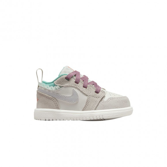 Air Jordan 1 Low Alt SE TD 'Sail Violet Dust' | Cream | Infant Size 4 - FQ8092-100