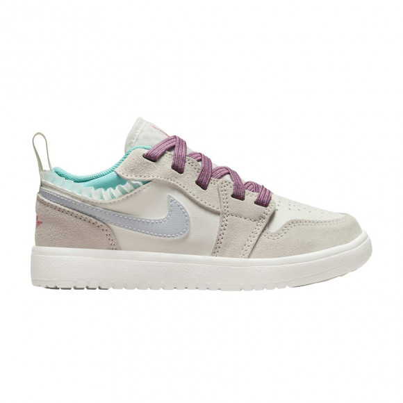 Air Jordan 1 Low Alt SE PS 'Sail Violet Dust' | Cream | Kid's Size 10.5 - FQ8093-100