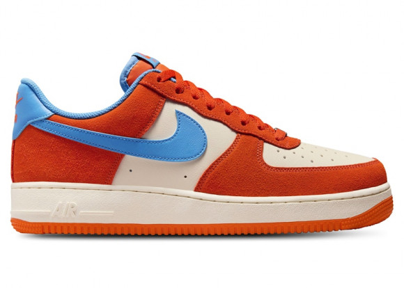 Nike Air Force 1 '07 LV8 'Safety Orange University Blue' | Men's Size 13 - FQ8714-800