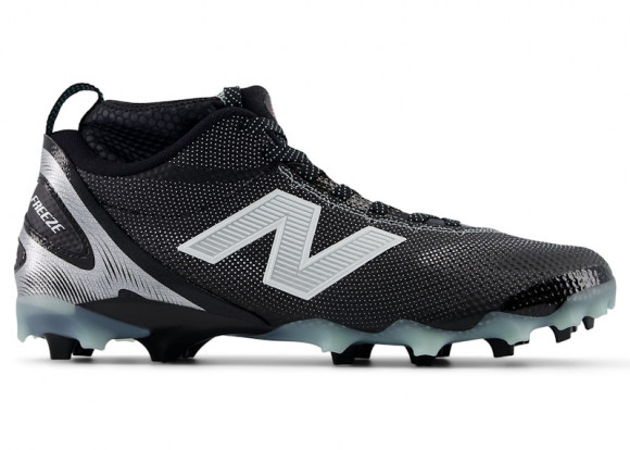 New Balance Unisex FreezeLX v5 Lacrosse Shoes - Black/White - FREEZBK5