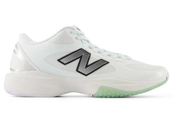 New Balance Unisex FreezeLX v5 Box Lacrosse Shoes - White/Black - FREEZBW5