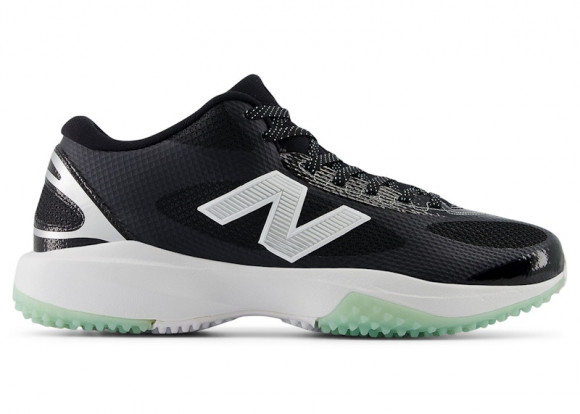 New Balance Unisex FreezeLX v5 Turf Lacrosse Shoes - Black/White/Grey - FREEZTB5