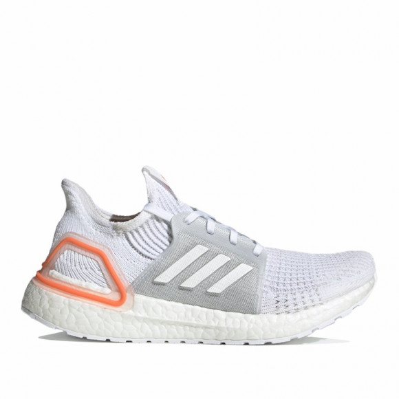 Adidas UltraBoost 19 W White Marathon Running Shoes/Sneakers FU7783 - FU7783